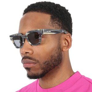 BRAND NEW D&G DG4413 342887 Grey Marble Grey Square Unisex Sunglasses